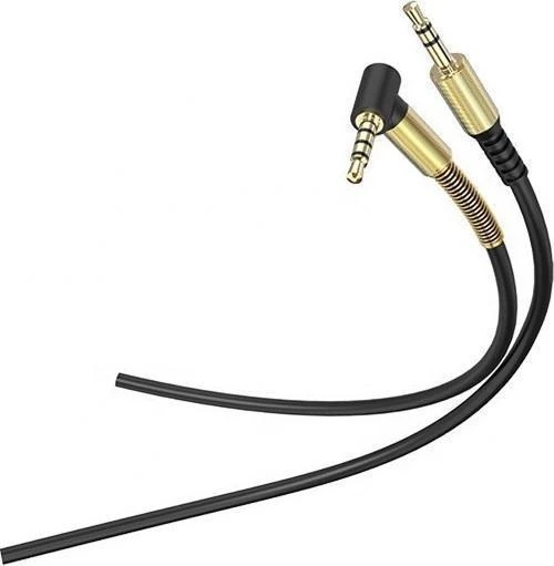 Ezra Καλώδιο TRRS 3.5mm male - 3.5mm male Μαύρο 1.5m (LA02)