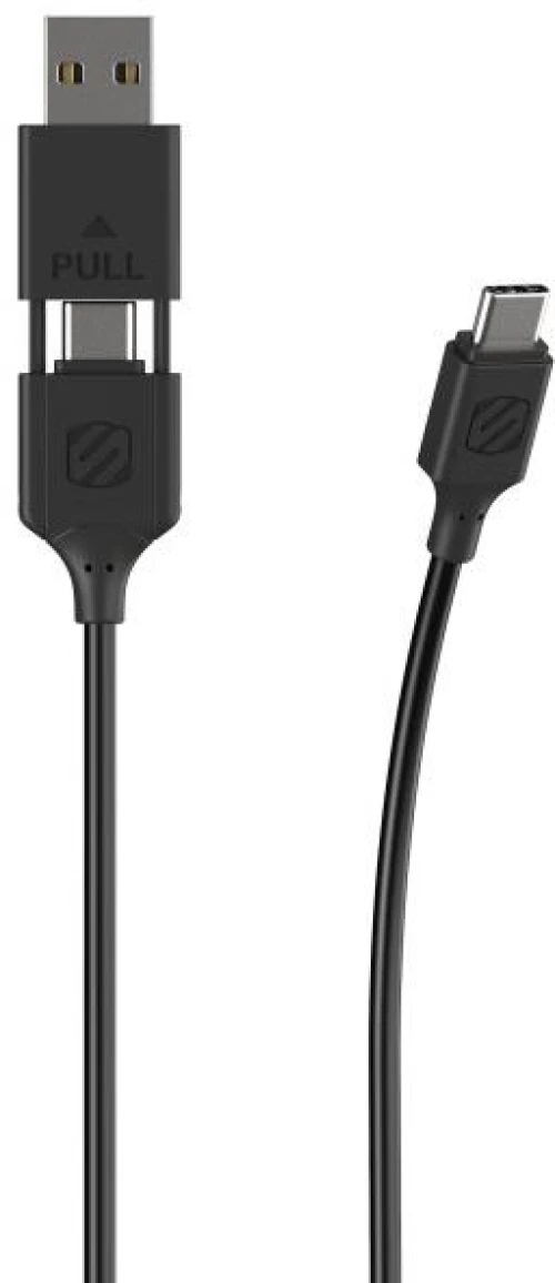 Scosche CCA4-SP Strikeline 2-in-1 Charge & Sync Cable-