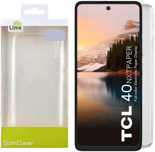 LIME ΘΗΚΗ TCL T612B 40 NXTPAPER 4G 6,78" SLIMCLEAR TPU FULL CAMERA PROTECTION ΔΙΑΦΑΝΗ LIME SUCCESSORIES Διάφανο 'Ασπρο