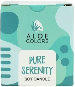 Aloe Colors Pure Serenity Αρωματικό Κερί Σόγιας 150gr