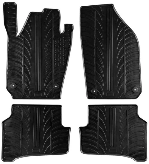 Πατάκια Αυτοκινήτου Gledring 0473 Skoda Fabia 2014- Μαύρο 4 Τεμάχια (CAR0013208)