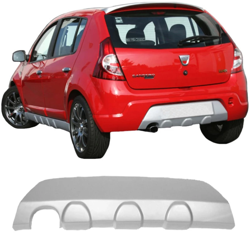 Diffuser Πίσω Προφυλακτήρα Για Dacia Sandero 08-12 Από Abs Πλαστικό 1 Τεμάχιο (CAR0018409)