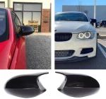 Καπάκια Καθρεφτών Για Bmw 1 E87/E81/E82/E88, 3 E90, E91 05-08 / E92, E93 06-10 M3/M4 Look Μαύρο Γυαλιστερό 2 Τεμάχια (CAR0028101)