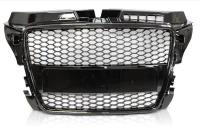 Μάσκα με βάση για σήμα για Audi A3  (2008-2013) - RS-Look μαύρη