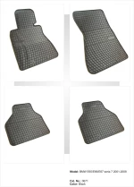 Λαστιχένια πατάκια Frogum για BMW σειρά 7 E65 / E66 / E67 (2001+) - 4τμχ.