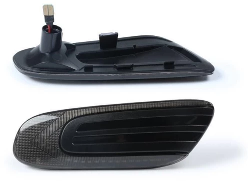 Led φλας φτερού για Mini Cooper F55,F56,F57 (2014-2021) - φιμέ με τρεχούμενο φλας - σετ 2τμχ.