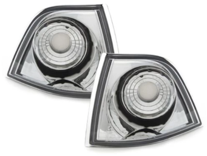 Φλας δίπλα στο φανάρι BMW E36 (1991-1999) sedan - chrome - σετ 2τμχ.