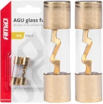 ΑΣΦΑΛΕΙΕΣ ΓΥΑΛΙΝΕΣ AGU AGU 50A 38x10,3mm  ΑΜΙΟ - 2 ΤΕΜ.