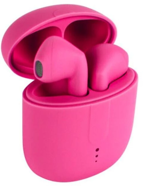 Setty STWS-116 In-ear Bluetooth Handsfree Ακουστικά με Θήκη Φόρτισης Ροζ