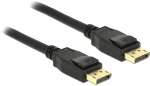 DELOCK καλώδιο DisplayPort 1.2 83806, 4K/60Hz, 21.6Gbps, 2m, μαύρο
