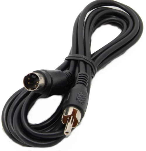Καλώδιο Βίντεο S-Video 4 pin Αρσενικό σε RCA Αρσενικό (2m) (OEM)