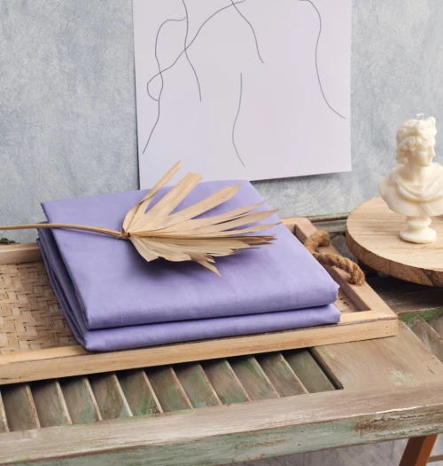 Παπλωματοθήκη Μονόχρωμη Power Nap - Levanda, Διπλό (200x240)