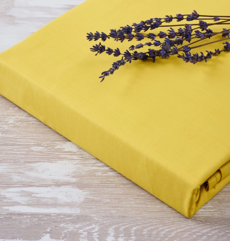 Παπλωματοθήκη Μονόχρωμη Power Nap - Mustard, Διπλό (200x240)