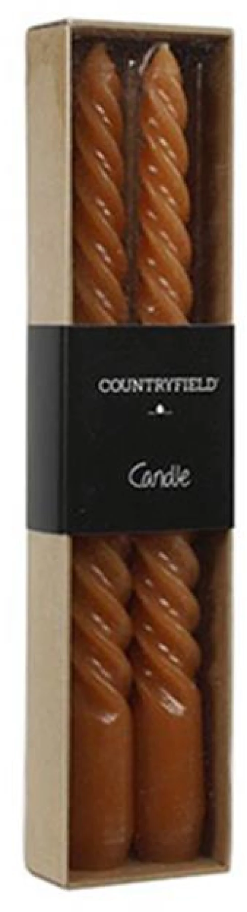 Κερί ελικοειδές Φ2x20 καφέ σ/2