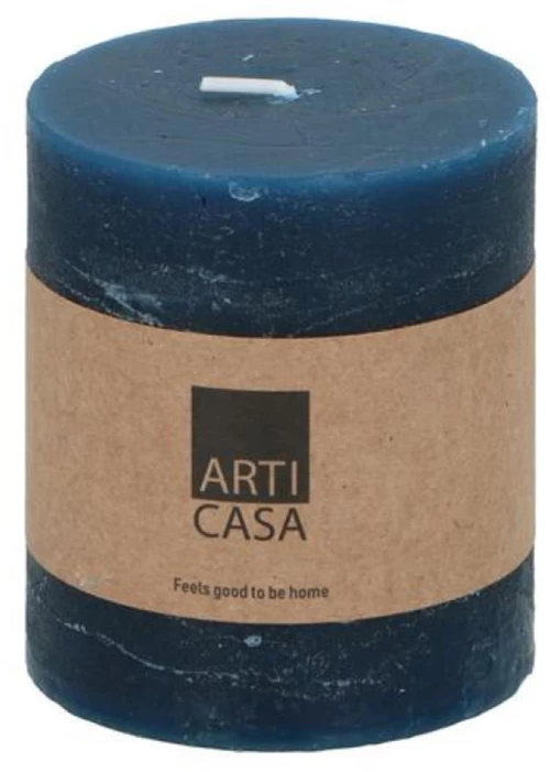 Κερί κορμός μπλέ σκούρο Φ7 Η8cm