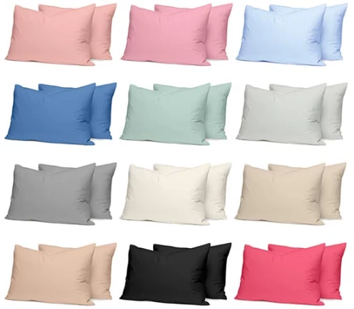 Σετ Σεντόνια Cotton Feelings 111 Black Μονό με λάστιχο(105x205 30)