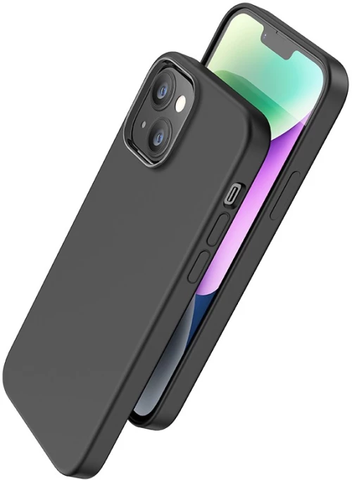 Θήκη Hoco Pure Series Silicone Magnetic για Apple iPhone 15 Μαύρο
