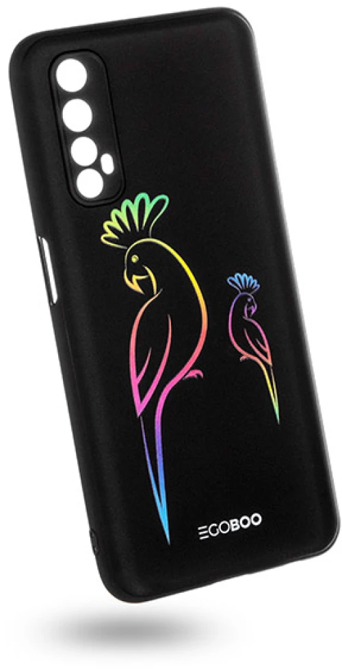 EGOBOO backcover for Realme 7i, Parrot Neon