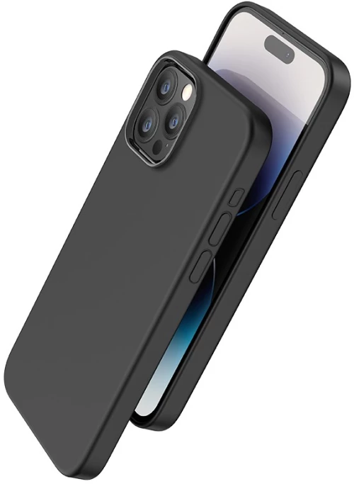 Θήκη Hoco Pure Series Silicone Magnetic για Apple iPhone 15 Pro Μαύρο