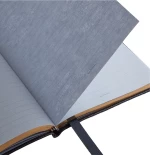 Σημειωματάριο Smythson Dalmatian Soho Panama Notebook Navy
