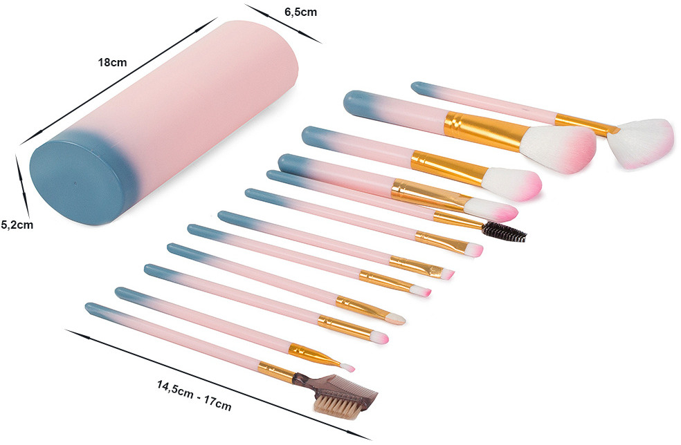 Σετ Πινέλα Μακιγιάζ 12 τμχ