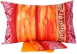 Σετ Σεντόνια Cotton Feelings εμπριμέ 4136 Orange Μονό (160x260)