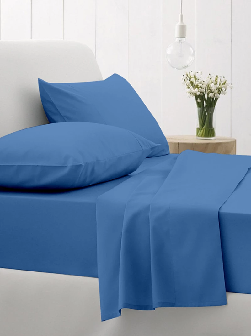 Παπλωματοθήκη Cotton Feelings 104 Blue Διπλή (200x250)