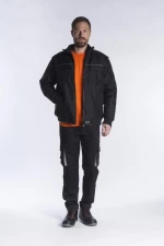 Μπουφάν αδιάβροχο BLACK