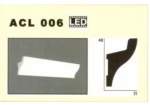 Decolux Επιτοίχιο Προφίλ Κρυφός Φωτισμός ACL 006  31X48 mm
