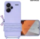 Θήκη Σιλικόνης με Κορδόνι CarryHang Sonique Xiaomi Redmi Note 13 Pro Plus 5G Λιλά - Sonique - Λιλά - Redmi Note 13 Pro Plus 5G - Θήκες Πλάτης