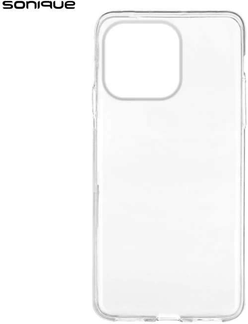 Θήκη Σιλικόνης Sonique Crystal Clear Apple (Big Hole) iPhone 13 Pro Διάφανο - Sonique - Διάφανο - iPhone 13 Pro - Θήκες Πλάτης