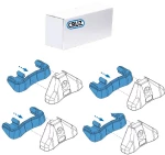 Ανταλλακτικά Λάστιχα CRUZ 932-005 Για Πόδια Optiplus Rail Σετ 4 Τεμάχια