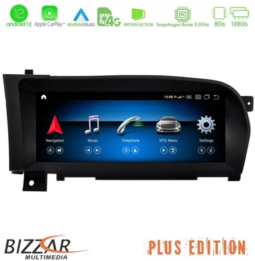 Bizzar OEM Mercedes Android 13 (8+128GB) 8core Mercedes S Class NTG3 Navigation Multimedia station