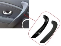Χειρολαβές Πόρτας Εσωτερικές Για Renault Megane 3 09-17 / Fluence 09-15 Εμπρός Αριστερά & Δεξιά Σετ 4 Τεμαχίων Μαύρο