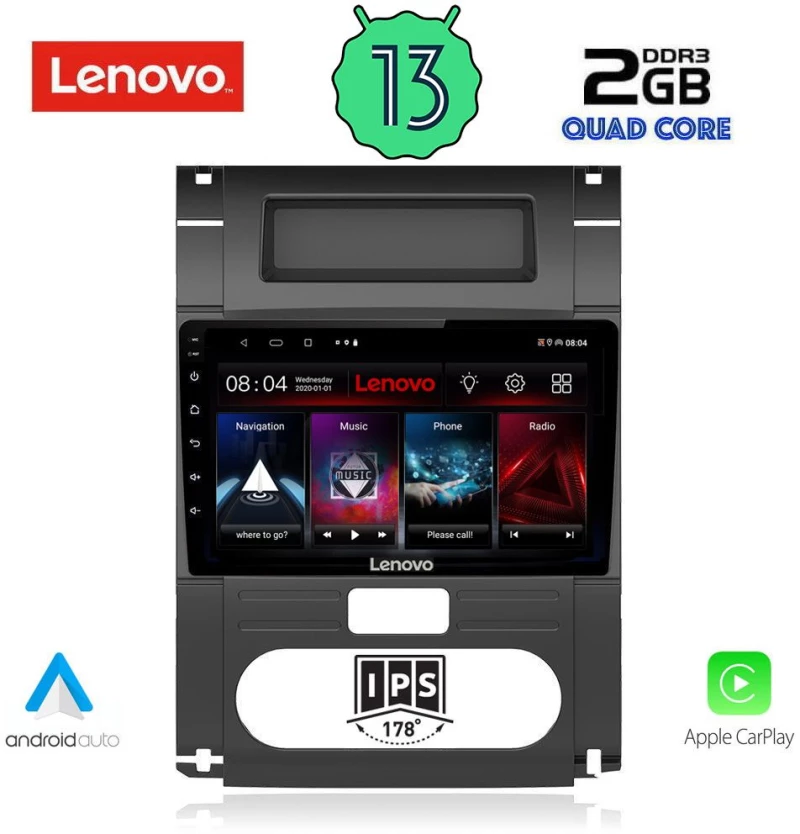 LENOVO LVD 4477_CPA (10inc) MULTIMEDIA TABLET OEM NISSAN XTRAIL mod. 2007-2013