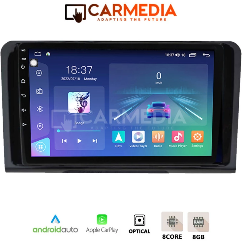 CARMEDIA CM809-13 TABLET 9'' OEM MERCEDES ML (W164) - GL (X164) 2005-2011
