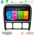 Bizzar LV Series Mercedes S Class 1999-2004 (W220) 4core Android 13 2+32GB Navigation Multimedia Tablet 9″