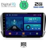 DIGITAL IQ BXB 1508_GPS (10inc) MULTIMEDIA TABLET OEM PEUGEOT 208-2008 mod. 2012-2021
