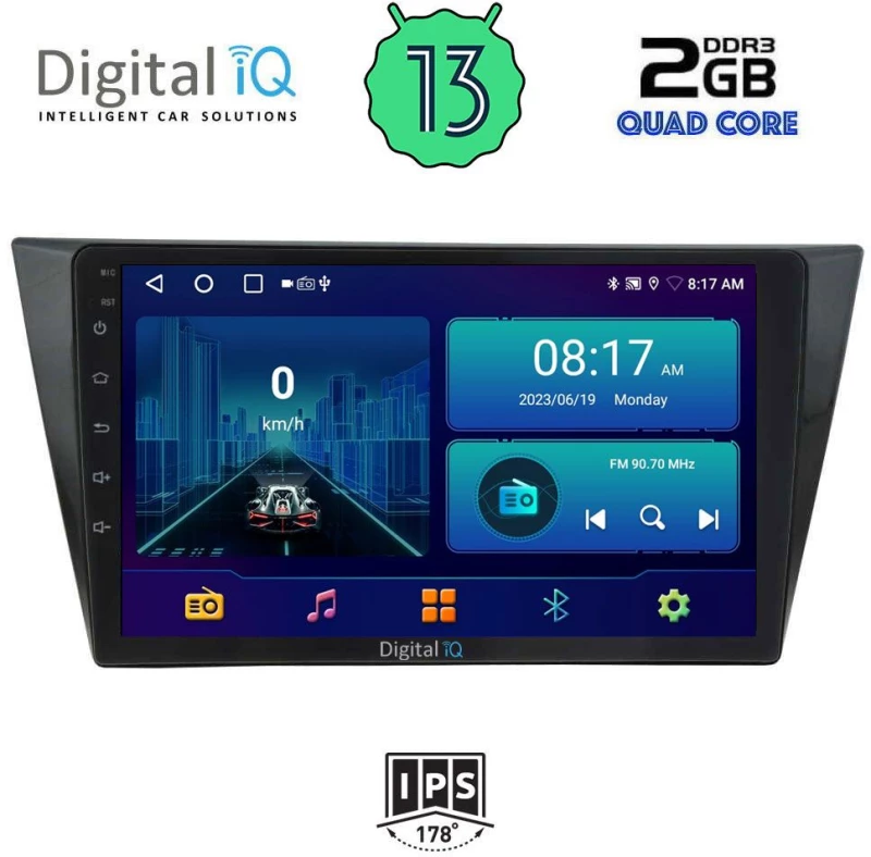 DIGITAL IQ BXB 1761_GPS (10inc) MULTIMEDIA TABLET OEM VW TIGUAN mod. 2016>