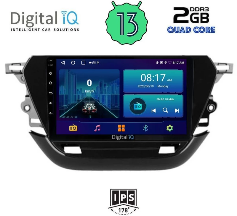 DIGITAL IQ BXB 1487_GPS (9inc) MULTIMEDIA TABLET OEM OPEL CORSA F mod. 2021>