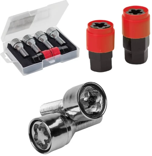 Αντικλεπτικά Μπουλόνια Ασφαλείας Butzi Pro Kit 6 pcs Με Μοναδικό Κλειδί-Εργαλείο Type-DD M12x1.25 L28