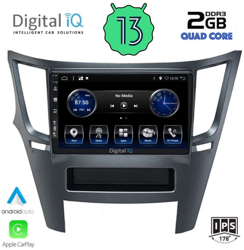 DIGITAL IQ BXH 3667_CPA (9inc) MULTIMEDIA TABLET OEM SUBARU LEGACY – OUTBACK mod. 2009>
