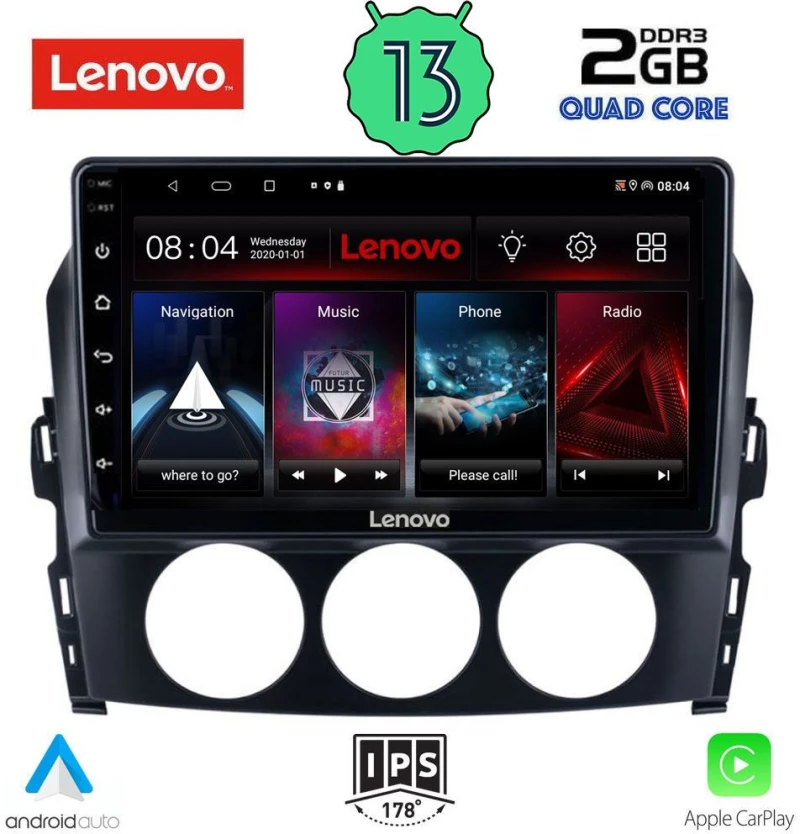 LENOVO LVD 4392_CPA (9inc) MULTIMEDIA TABLET OEM MAZDA MX5 mod. 2005-2015