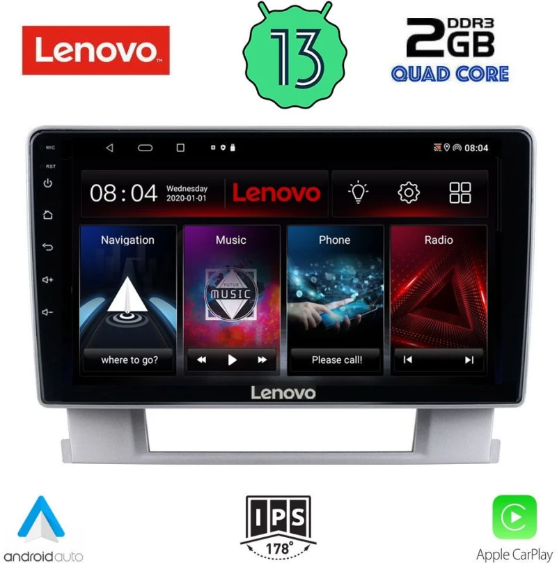 LENOVO LVD 4482_CPA (9inc) MULTIMEDIA TABLET OEM OPEL ASTRA J  mod.2010-2016