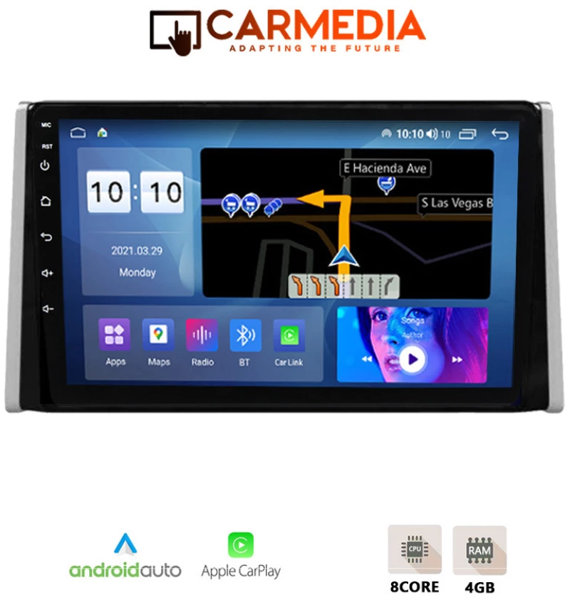 CARMEDIA CM410-13 TABLET 10'' OEM TOYOTA RAV 4 2019+