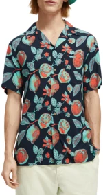 Scotch & Soda Printed Camp Shirt