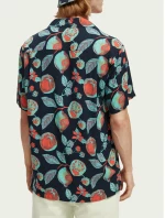 Scotch & Soda Printed Camp Shirt