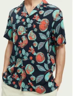 Scotch & Soda Printed Camp Shirt