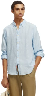 Scotch & Soda Linen Shirt Sky