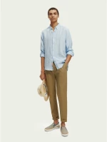Scotch & Soda Linen Shirt Sky